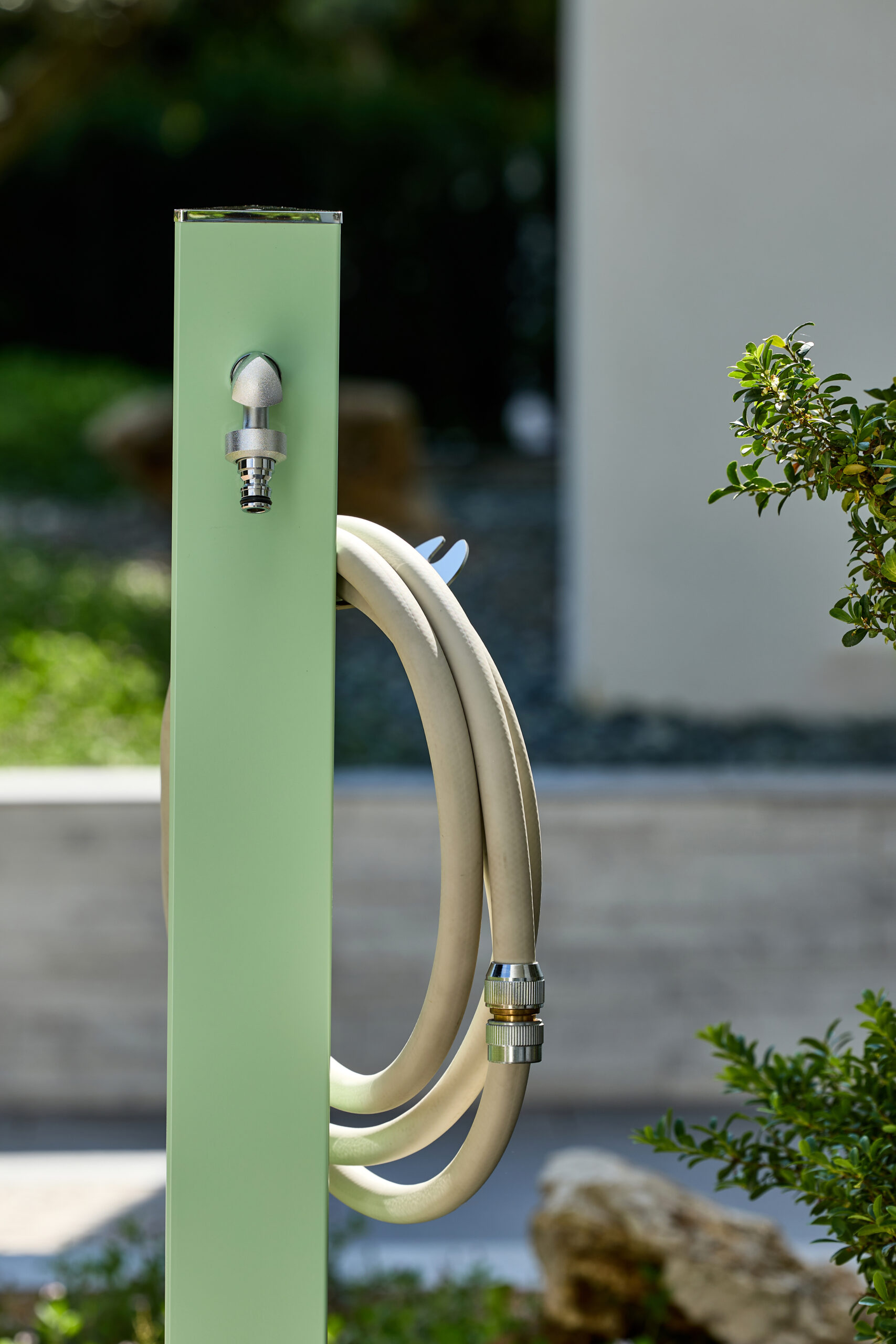 KTC Tec TSRS 710 - Colonna d'acqua per acqua piovana, effetto pietra, colore: grigio